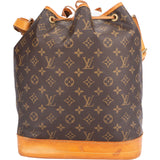 Louis Vuitton Canvas Monogram Sac Noe Grande Shoulder Bag