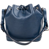 Louis Vuitton Bleu Epi Leather Sac Noe Petit Shoulder Bag