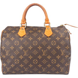 Louis Vuitton Canvas Monogram Speedy 30 Hanbag