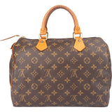 Louis Vuitton Canvas Monogram Speedy 30 Hanbag