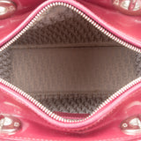 Christian Dior Quilted Patent Leather Lady Dior Handbag