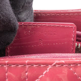 Christian Dior Quilted Patent Leather Lady Dior Handbag