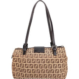 Fendi FF Monogram Baguette Buckle Handbag