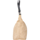 Prada Beige Nylon Triangle Hanbag