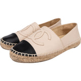 Chanel Classic Leather CC Espadrilles (35)