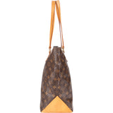 Louis Vuitton Canvas Monogram Cabas Mezzo Shoulder Bag