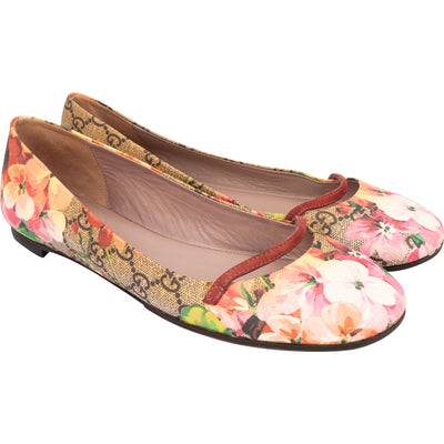 Gucci Limited Floral Print Ballerinas (37)