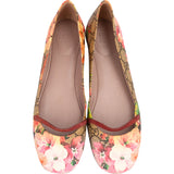 Gucci Limited Floral Print Ballerinas (37)