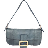 Fendi Limited Python Baguette Handbag