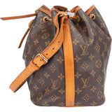 Louis Vuitton Canvas Monogram Sac Noe Petit Shoulder Bag