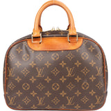 Louis Vuitton Canvas Monogram Trouville Handbag