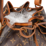 Louis Vuitton Canvas Monogram Sac Noe Petit Shoulder Bag