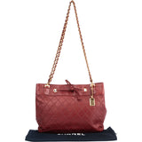 Chanel Bordeaux Quilted Lambskin Shoulder Bag