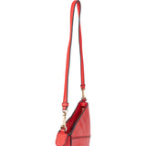 Loewe Red Leather Puzzle Clutch Shoulder Bag