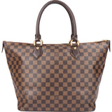 Louis Vuitton Damier Ebene Monogram Saleya MM Handbag