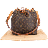 Louis Vuitton Canvas Monogram Sac Noe Petit Shoulder Bag