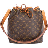 Louis Vuitton Canvas Monogram Sac Noe Petit Shoulder Bag