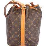 Louis Vuitton Canvas Monogram Sac Noe Petit Shoulder Bag