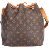 Louis Vuitton Canvas Monogram Sac Noe Petit Shoulder Bag