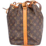 Louis Vuitton Canvas Monogram Sac Noe Petit Shoulder Bag