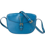 Louis Vuitton Bleu Epi Leather Jeune Fille MM Crossbody Bag