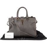 Yves Saint Laurent Grey Leather Y Handbag