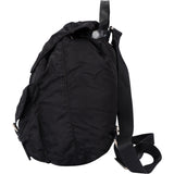 Prada Black Nylon Triangle Backpack