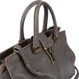 Yves Saint Laurent Grey Leather Y Handbag