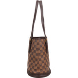 Louis Vuitton Damier Ebene Monogram Bucket Bag PM Handbag