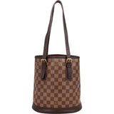 Louis Vuitton Damier Ebene Monogram Bucket Bag PM Handbag