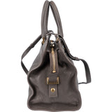 Yves Saint Laurent Grey Leather Y Handbag