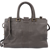 Yves Saint Laurent Grey Leather Y Handbag