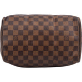 Louis Vuitton Damier Ebene Monogram Speedy 25 Handbag