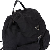 Prada Black Nylon Triangle Backpack