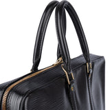 Louis Vuitton Noir Epi Leather Porte Documents Handbag