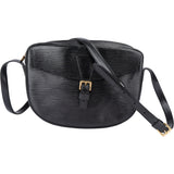 Louis Vuitton Noir Epi Leather Jeune Fille MM Crossbody Bag