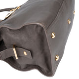 Yves Saint Laurent Grey Leather Y Handbag