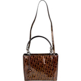 Christian Dior Patent Leather Oblique Monogram Maris Handbag - vintageandkickz