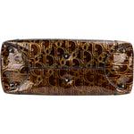 Christian Dior Patent Leather Oblique Monogram Maris Handbag - vintageandkickz