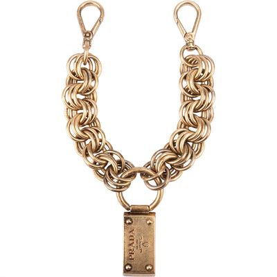 Prada Golden Antique Pendant - vintageandkickz