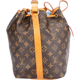 Louis Vuitton Canvas Monogram Sac Noe Petit Shoulder Bag