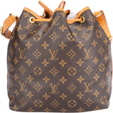 Louis Vuitton Canvas Monogram Sac Noe Petit Shoulder Bag