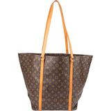 Louis Vuitton Canvas Monogram Sac Shopping Shoulder Bag