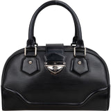 Louis Vuitton Noir Epi Leather Bowling Montaigne GM Handbag