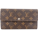 Louis Vuitton Canvas Monogram Sarah Wallet