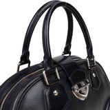 Louis Vuitton Noir Epi Leather Bowling Montaigne GM Handbag