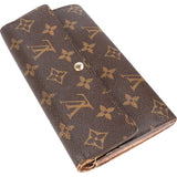 Louis Vuitton Canvas Monogram Sarah Wallet