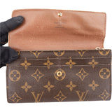 Louis Vuitton Canvas Monogram Sarah Wallet
