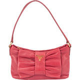 Prada Pink Leather Ribbon Mini Handbag