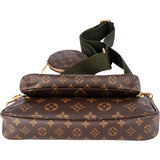 Louis Vuitton Canvas Monogram Multi Pochette Crossbody Bag